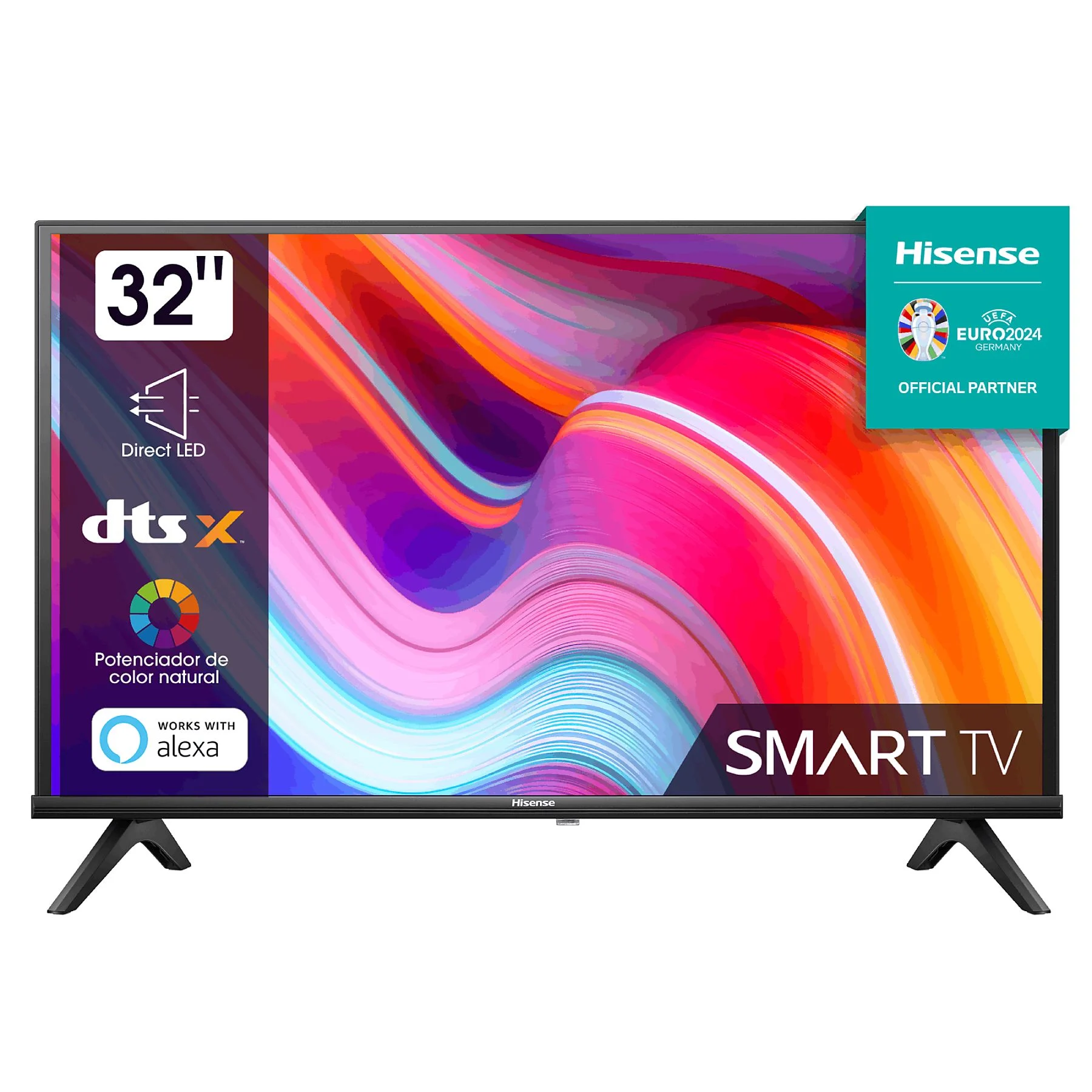 TV LED 32'' - Hisense 32A4K Smart TV HD, Modo juego, Modo deportes IA, DTS HD - Imagen 2