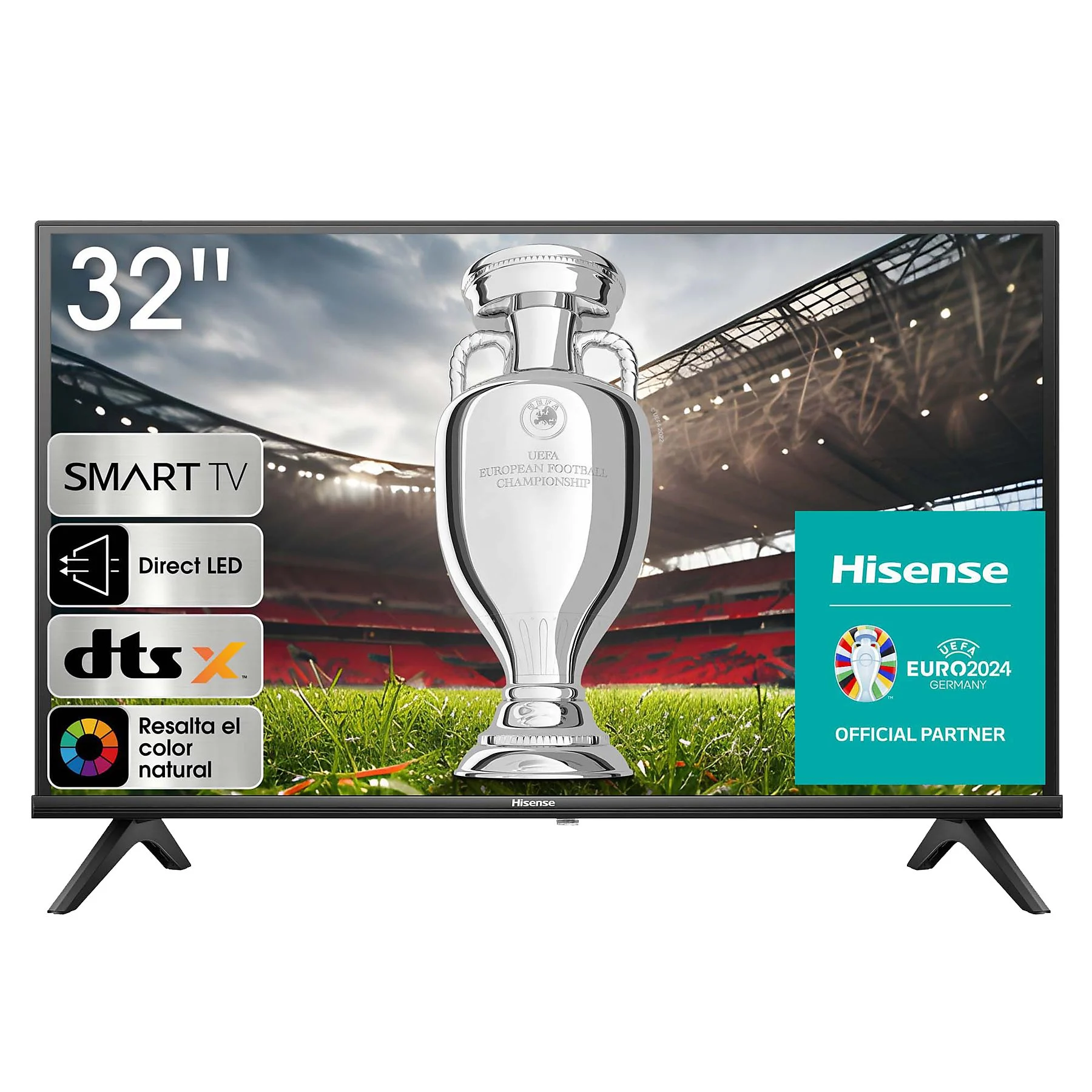 TV LED 32'' - Hisense 32A4K Smart TV HD, Modo juego, Modo deportes IA, DTS HD